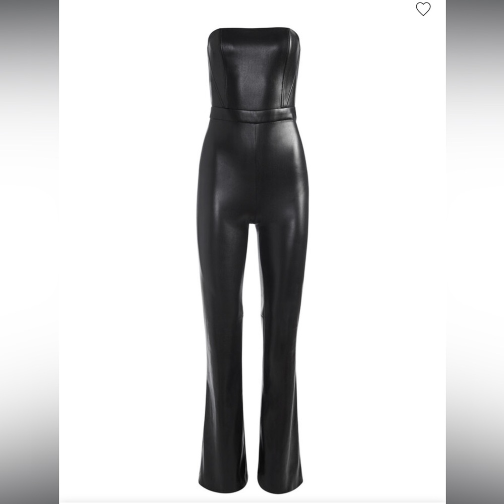 Black Strapless Jumpsuit